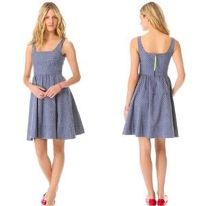 Marc By Marc Jacobs Blue Sleeveless A-Line Sundress